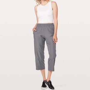LULULEMON grey next move crop nebula pant
